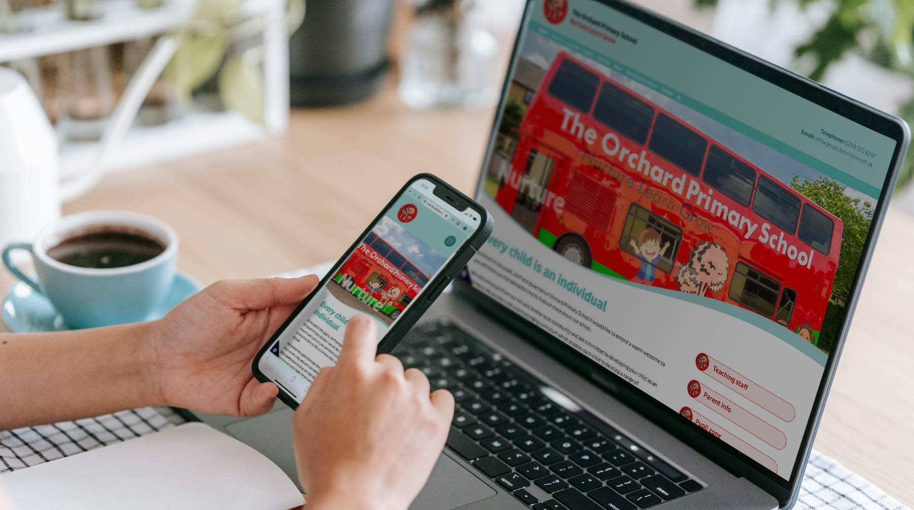 Primary school website with Expression Engine CMS