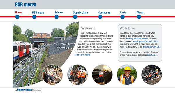 bsr metro engineering UK Website development design UK London