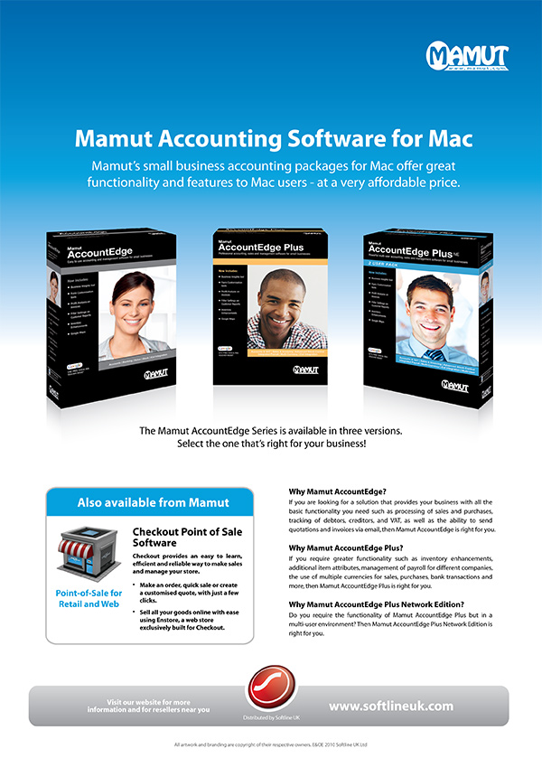 mamut accounts advertising design