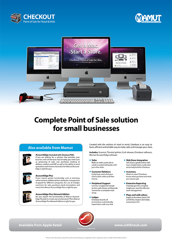 mamut checkout advertising design