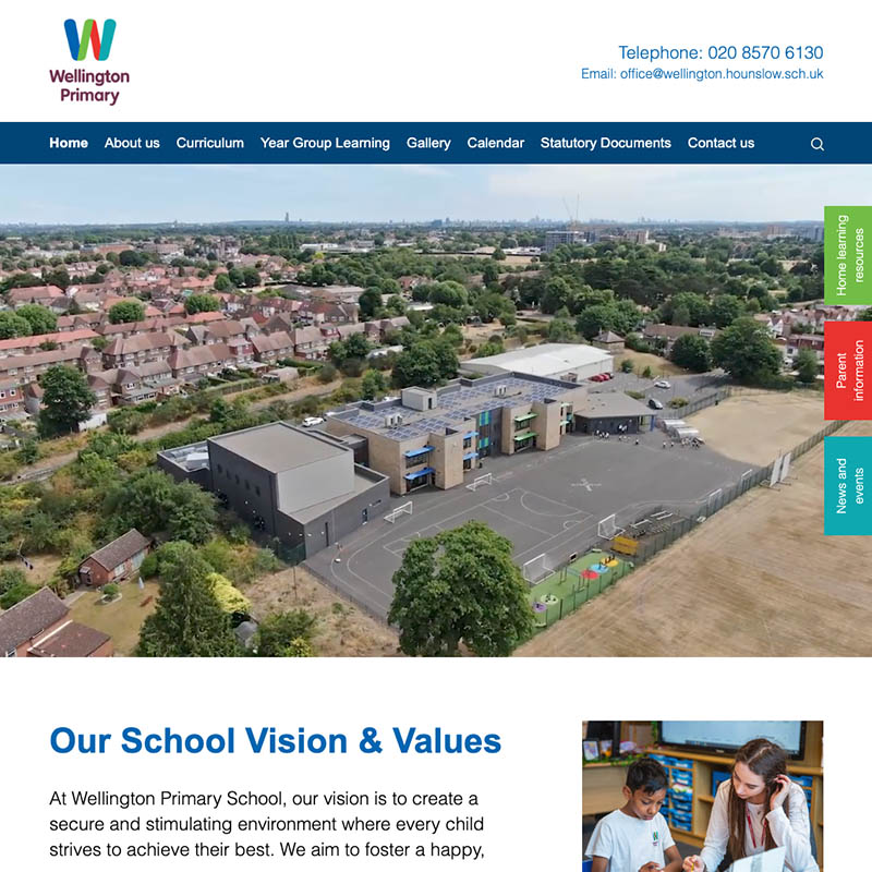 Corporate office website project